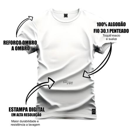 Imagem de Camiseta Estampada Malha Premium T-Shirt Coelinhos Multiplicados