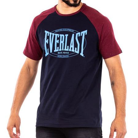 Camiseta Everlast Fundamentals Manga Curta Azul Marinho Masculina