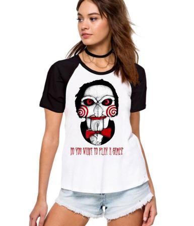 Camiseta jigsaw jogos mortais