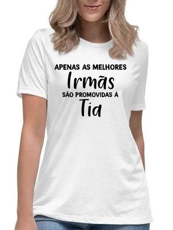 Imagem de Camiseta feminina apenas as melhores irmãs são promovidas