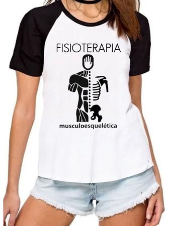 Imagem de Camiseta feminina fisioterapia musculoesquelética camisa