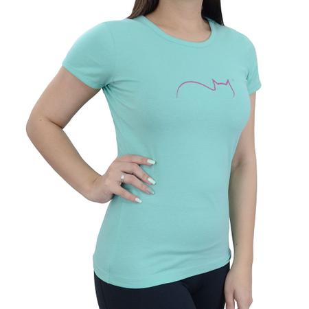 Camiseta Feminina Gatos e Atos Cotton Comfort Verde - 9502