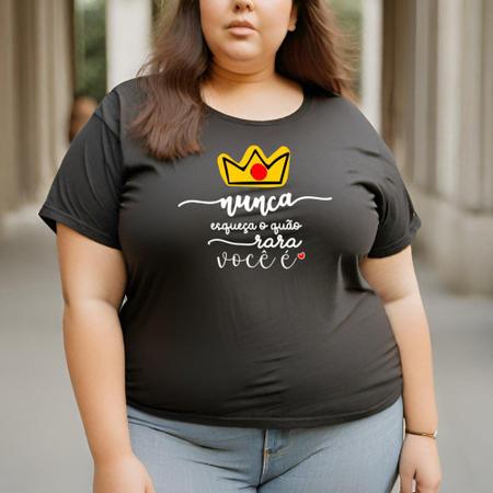Imagem de Camiseta Feminina T-shirt Frase Motivacional Mulher Blusinha GuGi