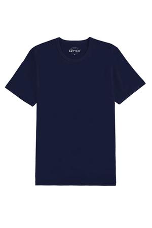 Imagem de Camiseta Fico Básica Azul Marinho