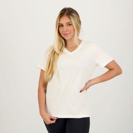 Camiseta Fila Basic Feminina Off White Camisa e Camiseta