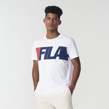 Camiseta fila hot sale branca