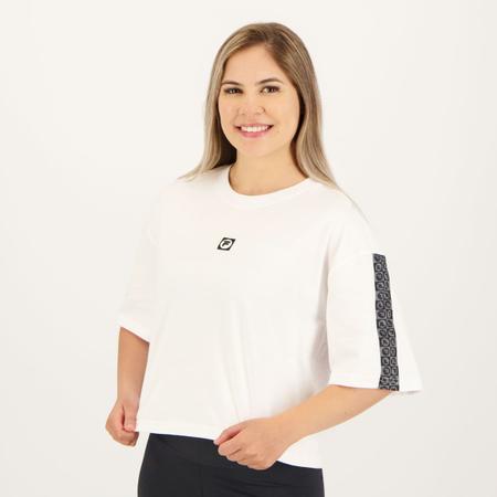 Imagem de Camiseta Fila Letter Tape II Feminina Branca