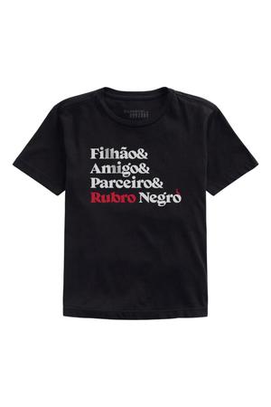 Camiseta Filhão Rubro Negro Reserva Mini Imagem de Camiseta Filhão Rubro Negro Reserva Mini