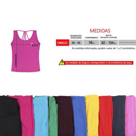 Imagem de Camiseta fitness regata Femininna Dryfit strappy caminhada Treino academia