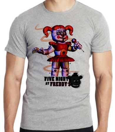 Imagem de Camiseta Five Nights at Freddy's Circusbaby Blusa criança infantil juvenil adulto camisa tamanhos