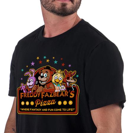 Camiseta Camisa Five Nights At Freddy Fazbear Game Fnaf 442