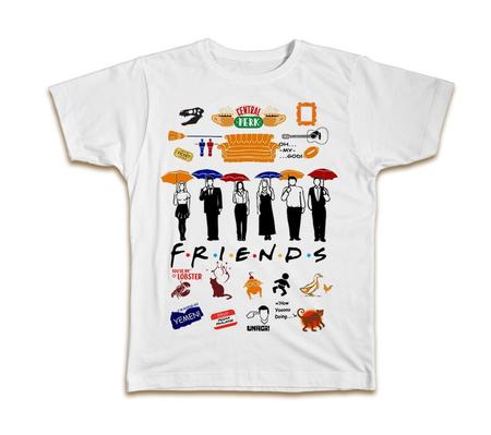 Camiseta Friends Total Serie TV 100% Poliéster Todos os tamanhos . - JBGS - - Magazine Luiza