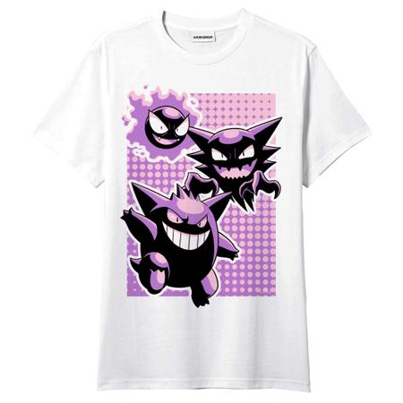 Camiseta - Pokémon - Gencar, Gastly e Haunter - Roxo (124) com o Melhor  Preço é no Zoom