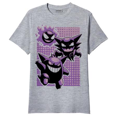 Camiseta - Pokémon - Gencar, Gastly e Haunter - Roxo (124) com o Melhor  Preço é no Zoom