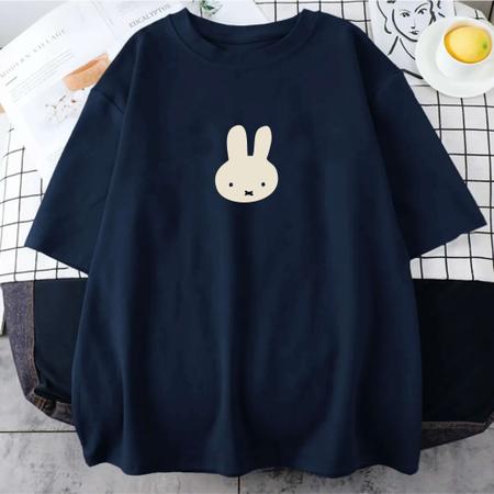 Imagem de Camiseta Girly Miffy Anime Kawaii Fofo Unissex