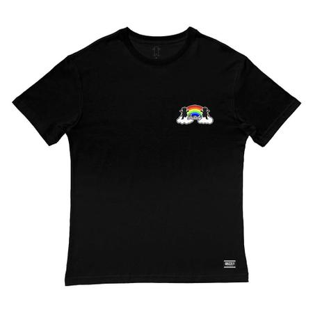 Imagem de Camiseta Grizzly Over The Rainbow SM23 Masculina Preto