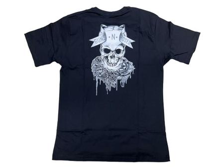 Imagem de Camiseta Guns N Roses Slash Axl Rose Caveira Blusa Adulto Unissex Banda de Rock Mr352 BM