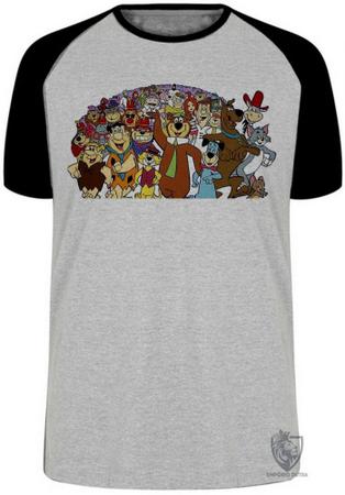 Imagem de Camiseta Hanna Barbera personagens IV Blusa Plus Size extra grande adulto ou infantil