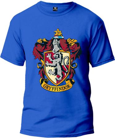 Imagem de Camiseta Harry Potter Grifinória Masculina e Feminina 100% Algodão Primeira Linha Gola Redonda