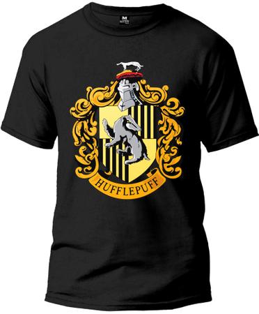 Imagem de Camiseta Harry Potter Lufa-Lufa Adulto Camisa Manga Curta Premium 100% Algodão Fresquinha