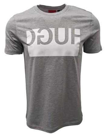 Imagem de Camiseta Hugo Boss Dough de gola redonda para homens GG - cinza aberta