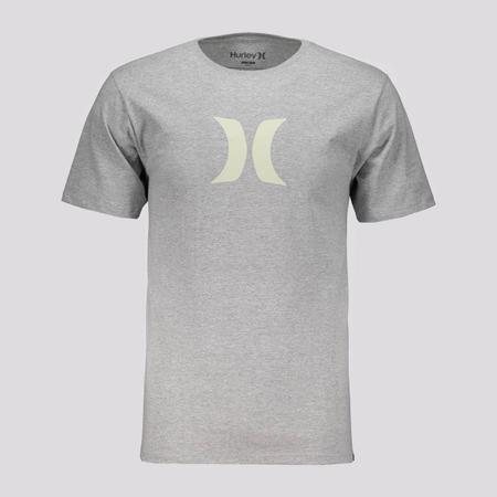 Camiseta Hurley Icon Logo Cinza Imagem de Camiseta Hurley Icon Logo Cinza