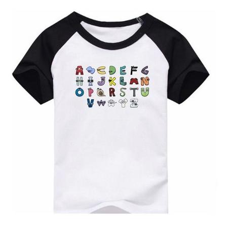 Camiseta Infantil Alphabet Lore Alfabeto De A À Z - Culpa Do Lag - Camiseta  Infantil - Magazine Luiza