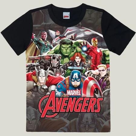 Imagem de Camiseta Infantil  Avengers Marvel-Manga Curta- Malwee Kids