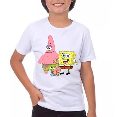 camiseta bob esponja em Promoção no Magazine Luiza