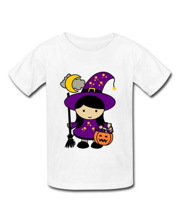 Camiseta Halloween Dia das Bruxas Terror Adulto Infantil Masculina Feminina  Baby look Estampa Total Personalizada HLE09