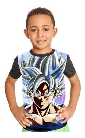 Camiseta Dragon Ball Super - Goku Black Face - Estampa Total