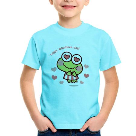 Imagem de Camiseta Infantil Happy Valentine's Day - Foca na Moda