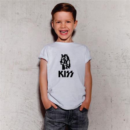 camiseta kiss branca