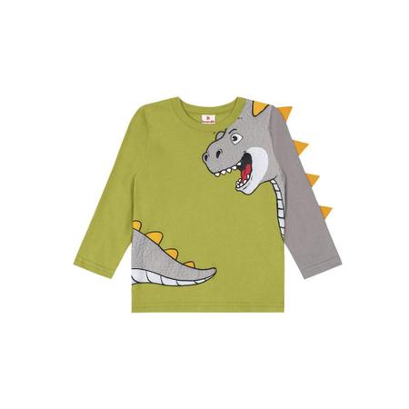 Camiseta Infantil Jogo Dinossauro Google 100% Algodão