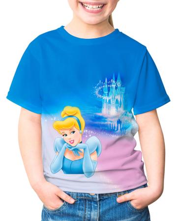 Camiseta Infantil Cinderela