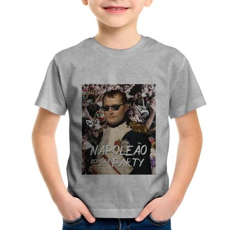 Imagem de Camiseta Infantil Napoleão bom na party - Foca na Moda