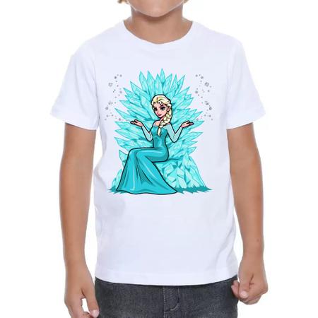 Imagem de Camiseta Infantil Olaf Frozen Disney Elza Ana Modelo 4
