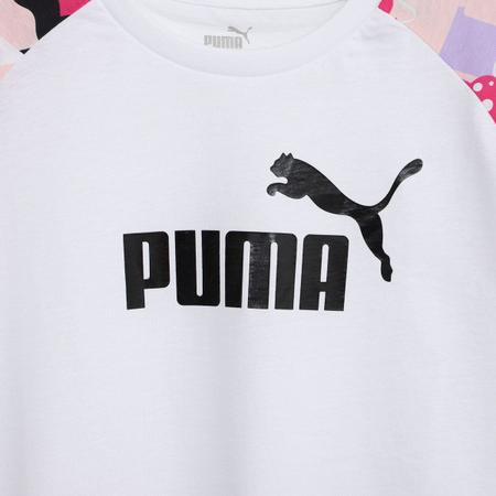 Imagem de Camiseta Infantil Puma Essentials Street Art Raglan Aop Menina