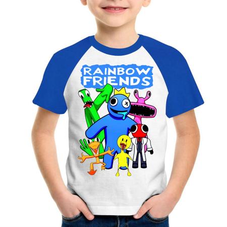 Kids Rainbow Friends Shirt Blue