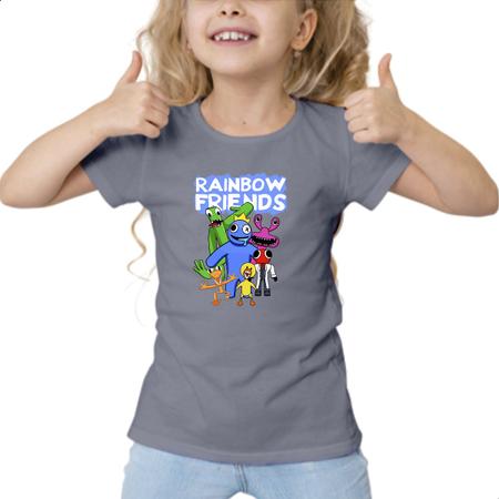 Imagem de Camiseta Infantil Rainbow Friends Turma Do Roblox Jogo Onlin