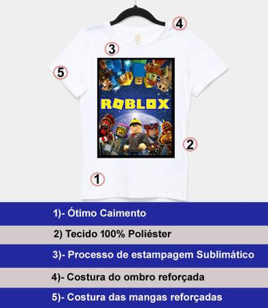 Roupa de Criança Camiseta Infantil Roblox Game Jogo - EB - Camiseta  Infantil - Magazine Luiza