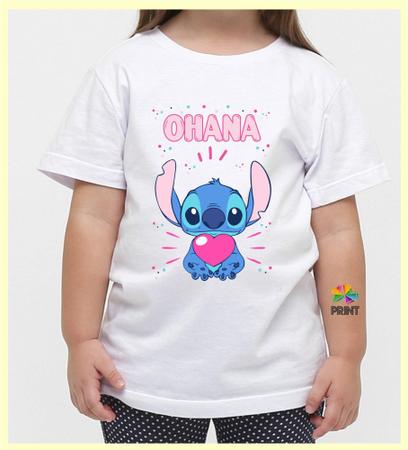 Camiseta Camisa Lilo Stitch Desenho Infantil Criança Kids 02_x000D_ - jk  marcas - Camiseta Infantil - Magazine Luiza