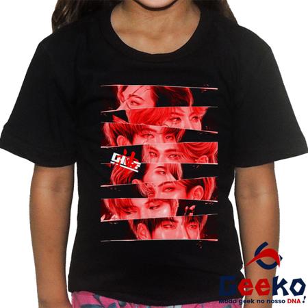 Imagem de Camiseta Infantil Stray Kids 100% Algodão K-pop Geeko