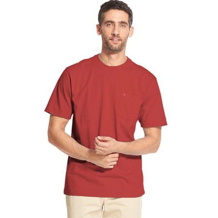 Camiseta Izod Básica Manga Curta Com Bolso Regular - 45PK012