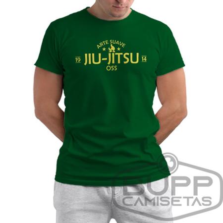 Camisa de Jiu-Jitsu em Algodão Premium - Arte Suave - Loja do Jiu-Jitsu