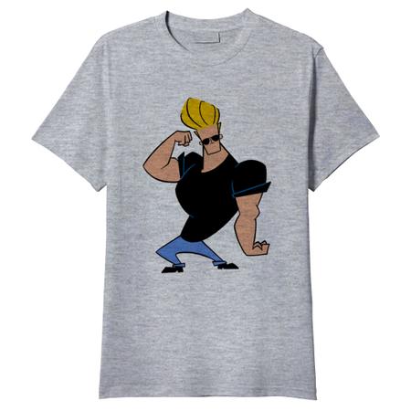 Camiseta Johnny Bravo Joni Bravo Vintage Geek - King of Print - Camisa e  Camiseta Esportiva - Magazine Luiza