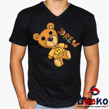 Camiseta Justin Bieber 100 Algodao Drew Geeko Outros Moda e Acessorios Magazine Luiza