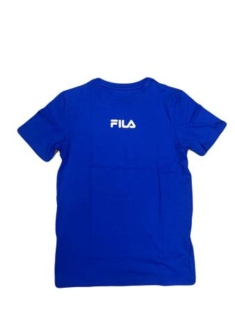 Imagem de Camiseta Juvenil Fila Charged Masculina - Azul