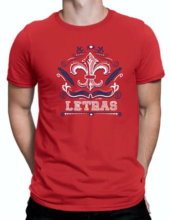 Camiseta Letras,masculina,básica,100% algodão - Nobre Imagem de Camiseta Letras,masculina,básica,100% algodão