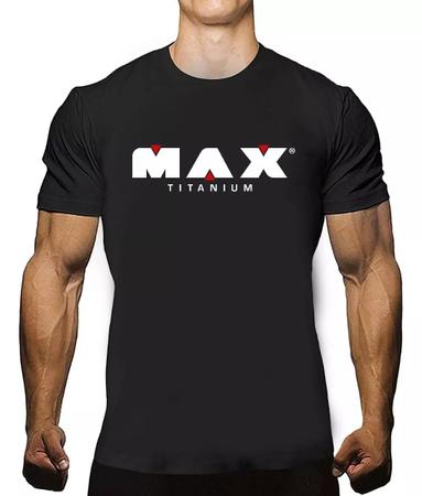 Imagem de Camiseta Long line Dry fit Max titanium Suplementos.